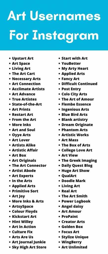 Art Usernames For Instagram e1631389155230 - Art Usernames For Instagram [2021] Art Names Ideas For Instagram